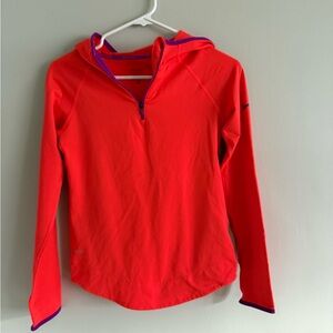 Nike Red and Purple Zip-Up Jacket